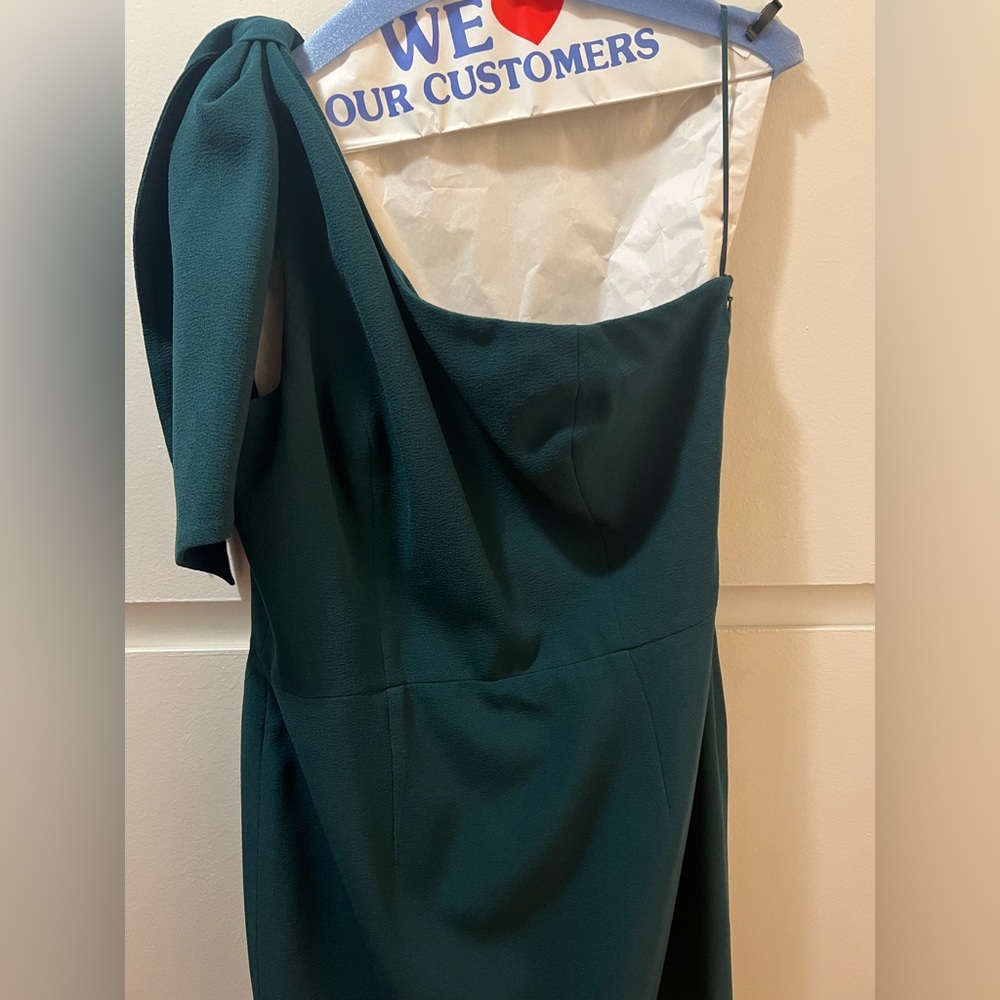 Dress the Population One-Shoulder Teal Dress - Picture 5 of 14